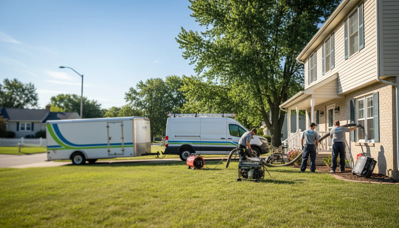 Flooded Basement Restoration And Cleanup With Repair in Plevna, MT near me